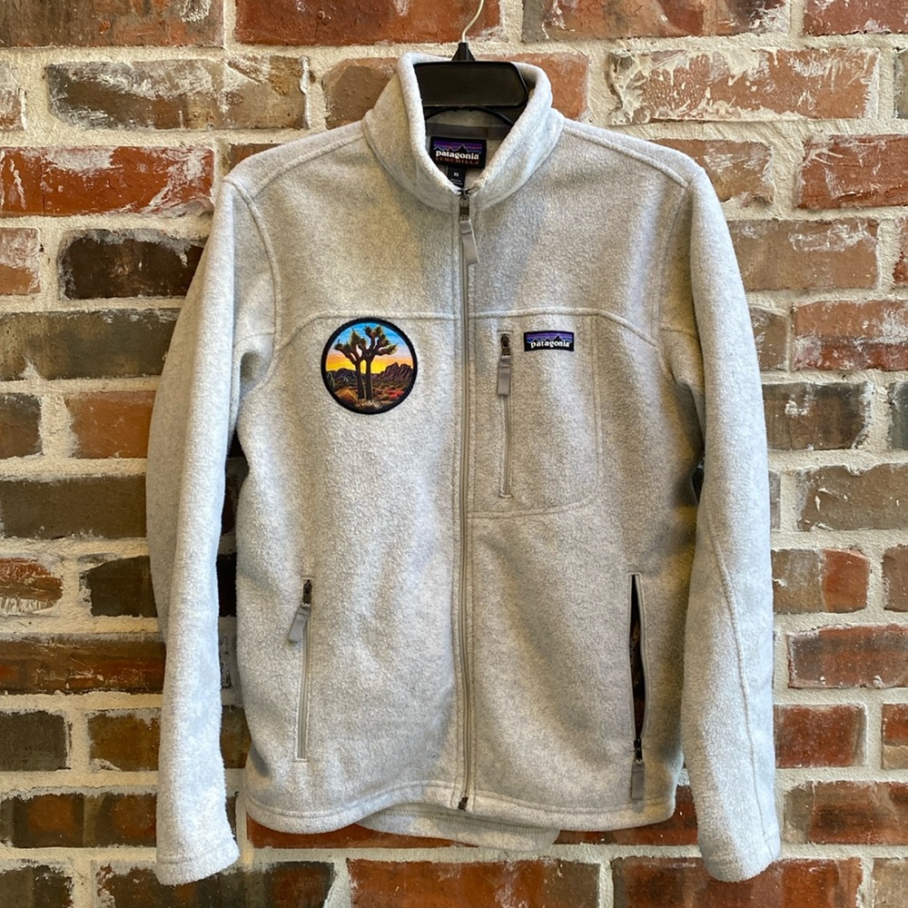 Patagonia Synchilla Zip Up Fleece Size XS Heather Gray